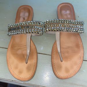 Jeweled Sandals